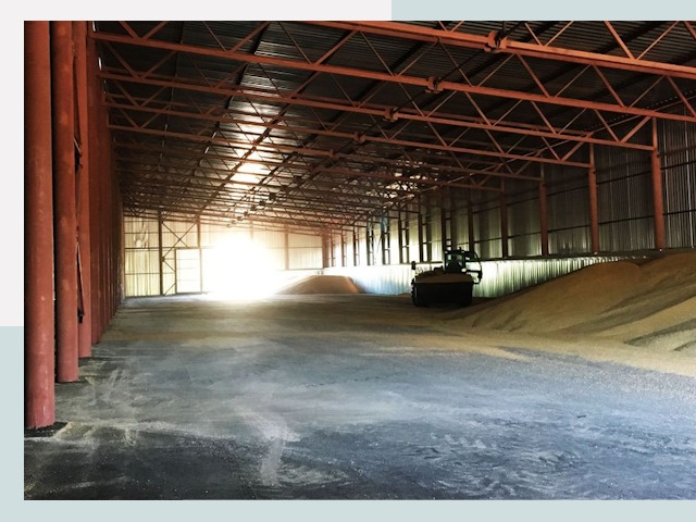 Строительство зернохранилищ в Альметьевске