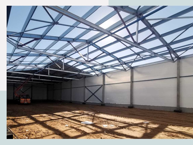 Строительство сенохранилищ в Альметьевске