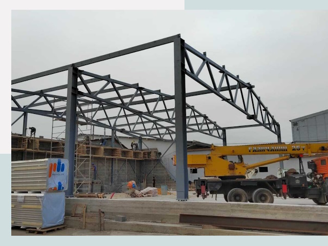 Строительство цехов в Альметьевске