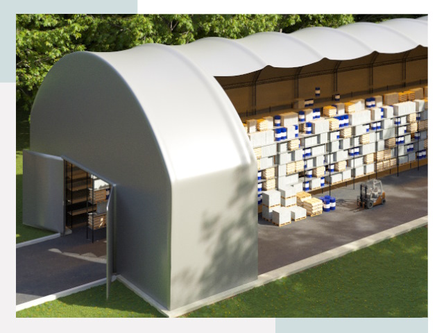 Тентовые ангары в Альметьевске