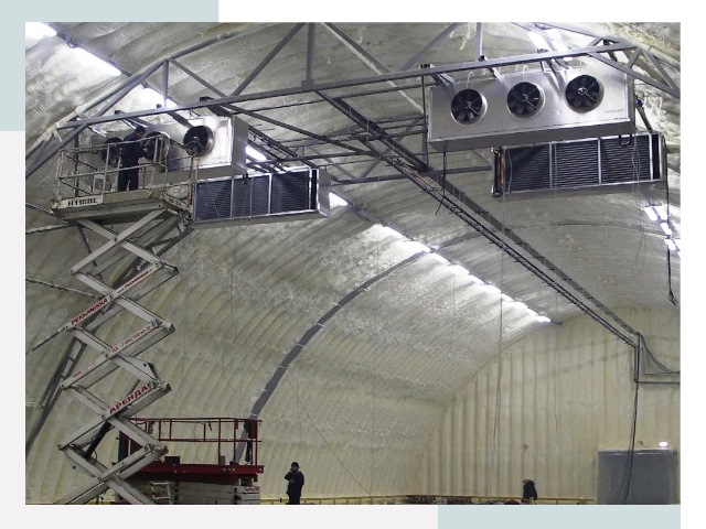 Оснащение ангаров в Альметьевске
