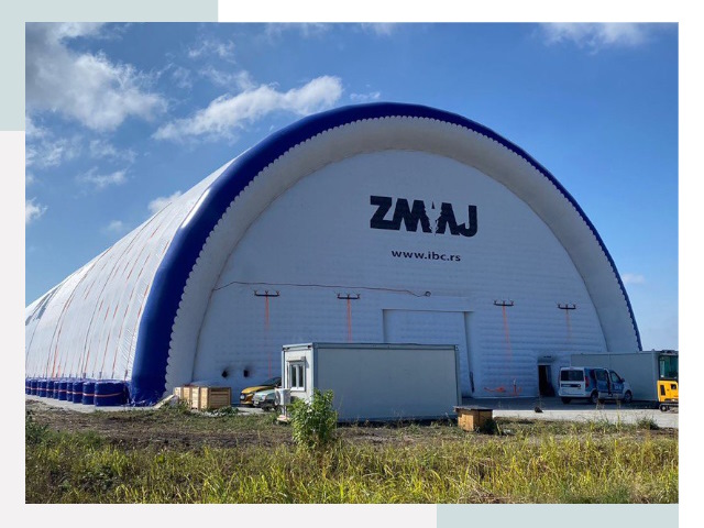 Брендирование ангаров в Альметьевске