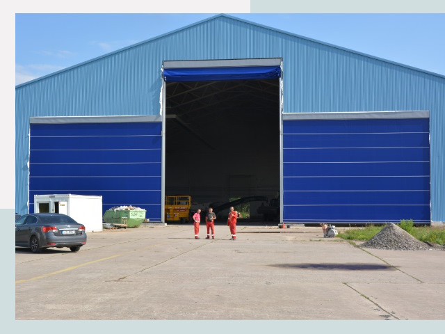 Ангарные ворота в Альметьевск от СтальСтрой-Льм по цене 623 руб.