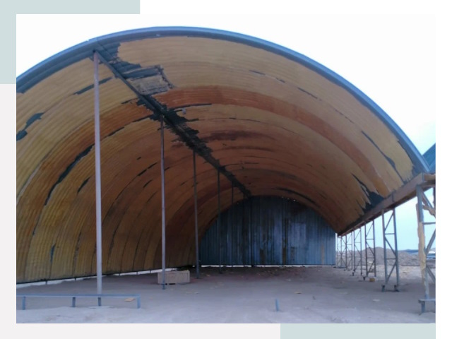 Реконструкция ангаров в Альметьевске