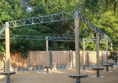 Терраса из металлоконструкций под ключ, проектирование, изготовление и монтаж от СтальСтрой-Льм